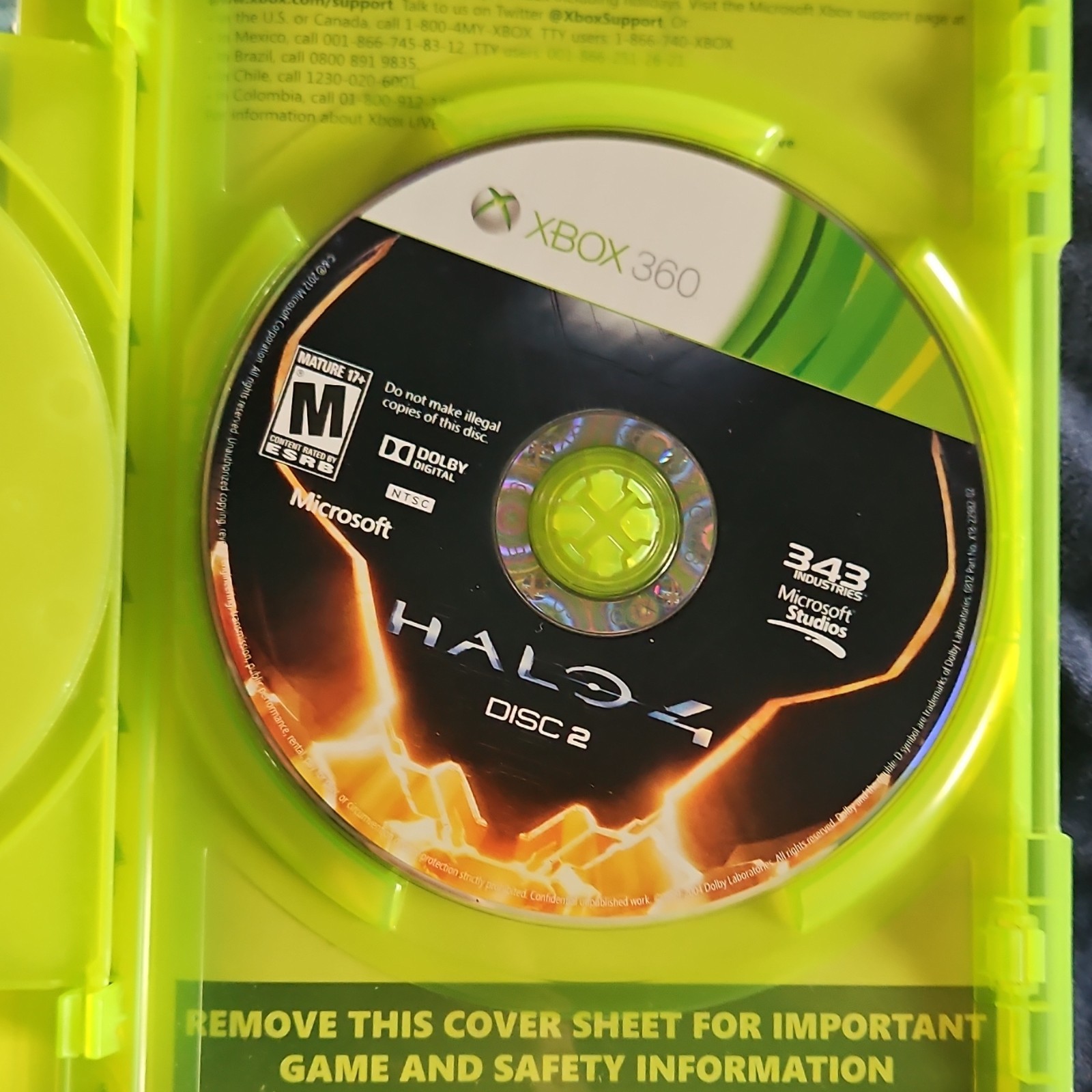 Halo 4 Multiplayer M Mature Xbox 360 Shooter NTSC-U/C