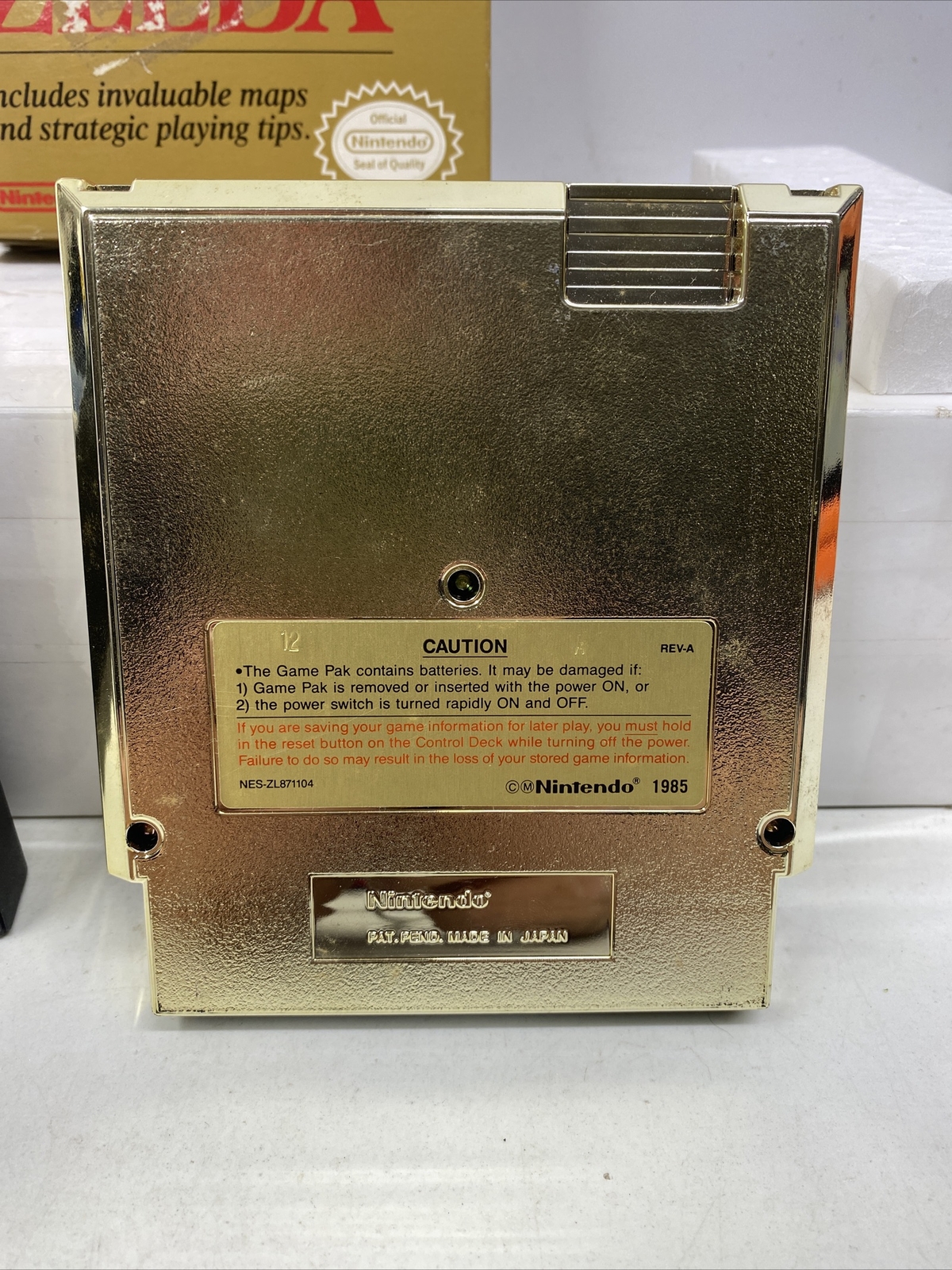 Legend of Zelda NES Nintendo Complete CIB Authentic w/ Map Oval Seal