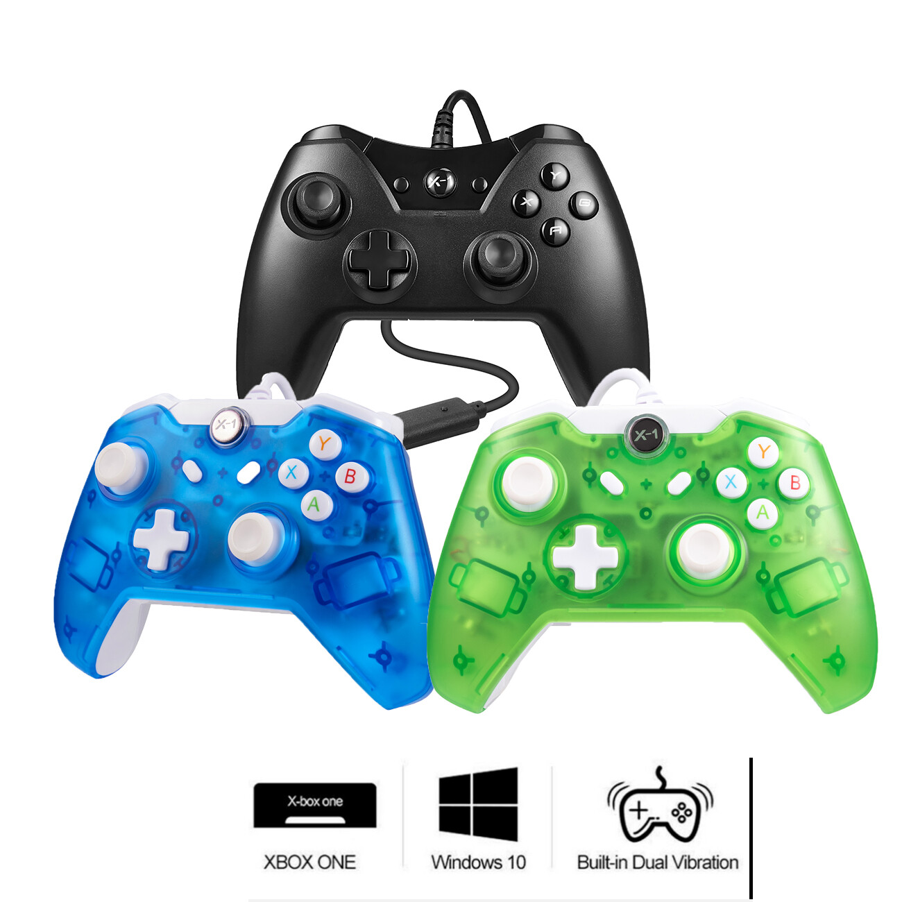 USB N64 SNES Xbox 360 Controller GamePad Joypad for Windows 7 8 10 11 PC Mac