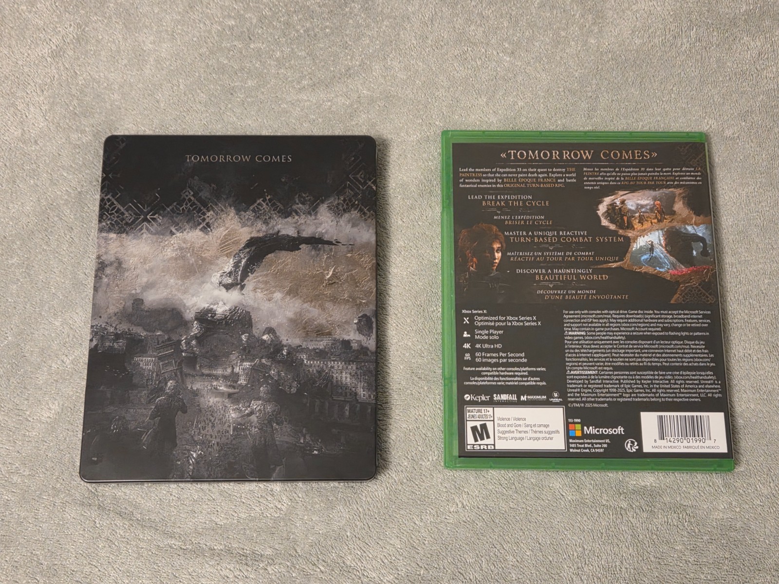 Clair Obscur: Expedition 33 Mirror Edition (Xbox Series X) Steelbook/Art Cards