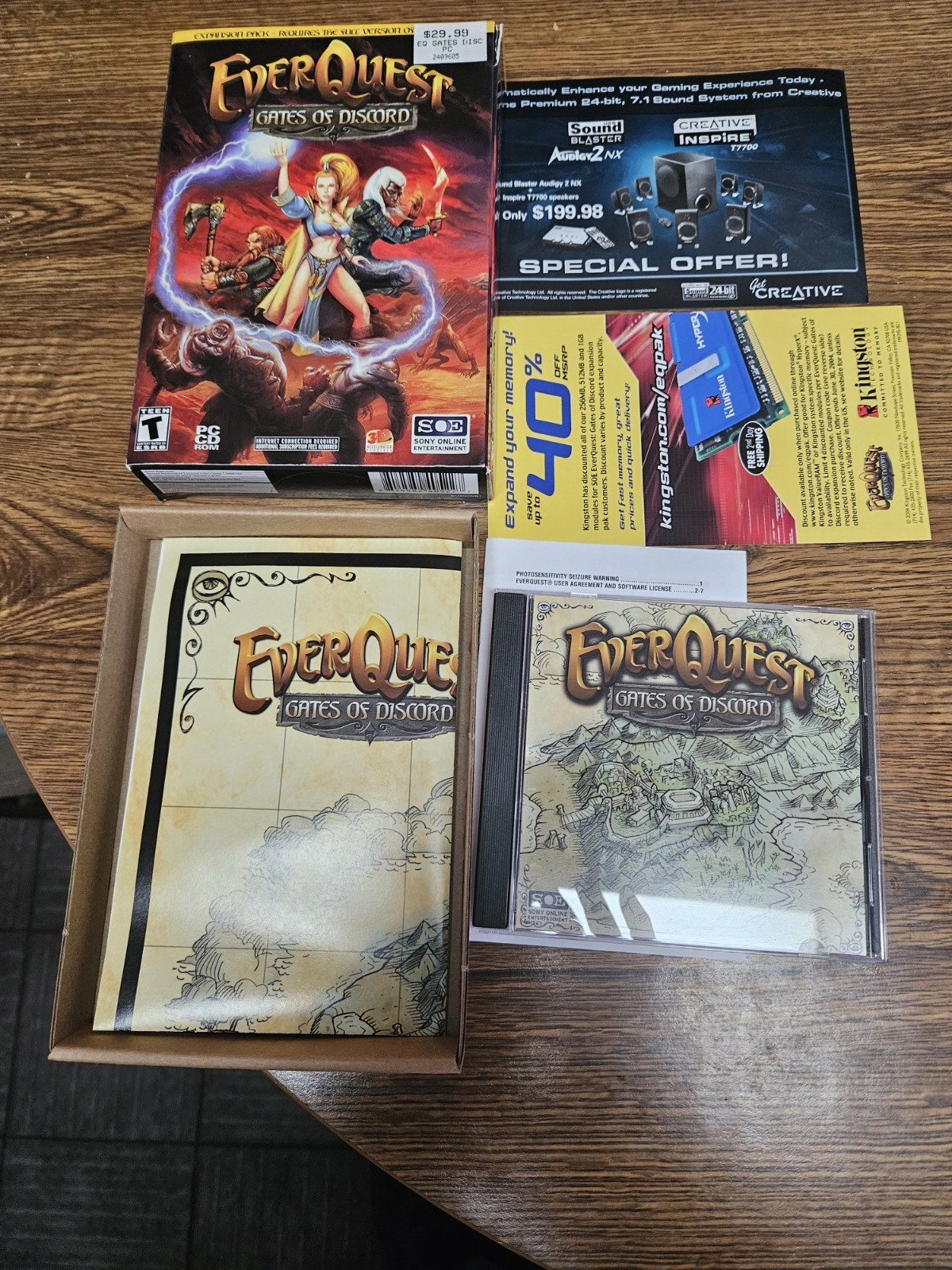 EverQuest PC Games Extreme Lot of 15 games MOST with all inserts and maps