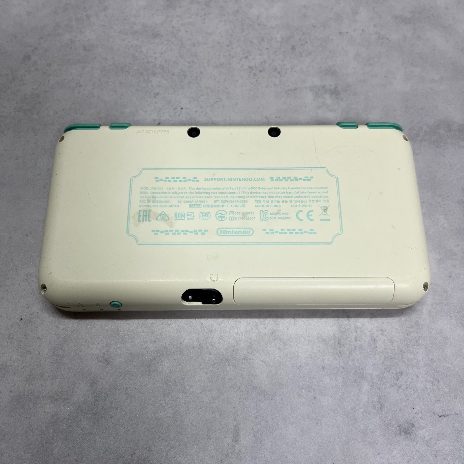 New Nintendo 2DS XL LL Animal Crossing Doubutsu No Mori Console Tested Good!!
