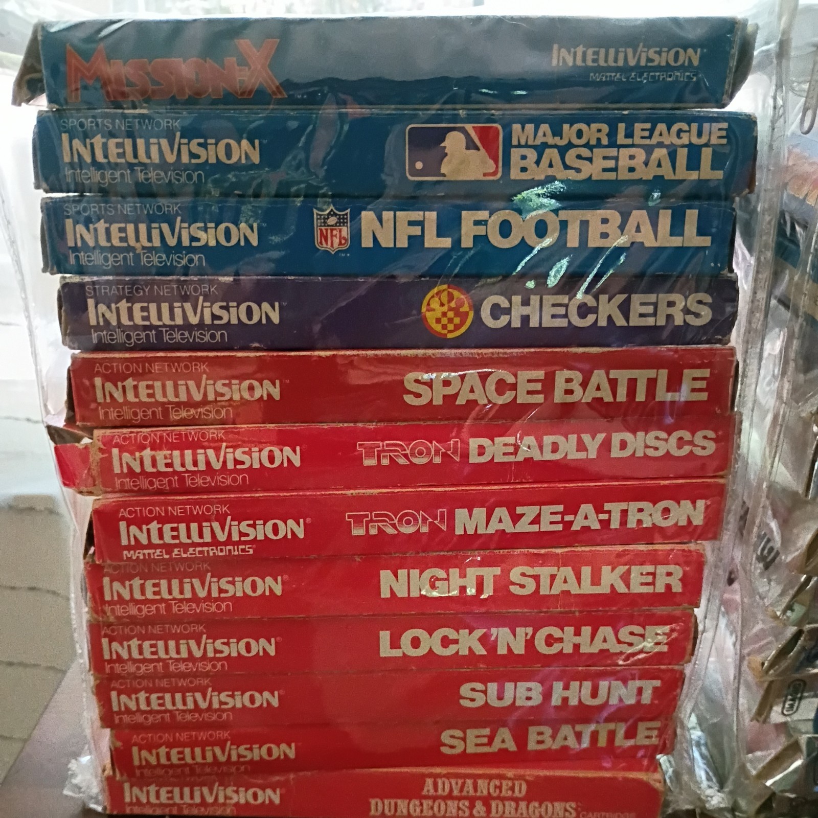 Intellivision Game Lot Of 22Complete Manuals Overlays Sports Hong Kong
