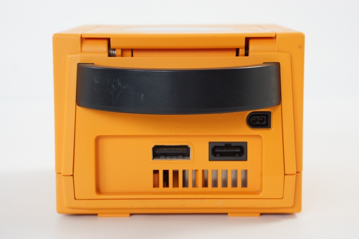 Gamecube Orange Console Boxed DOL-001JP For Japan Game Tested System DN11110503