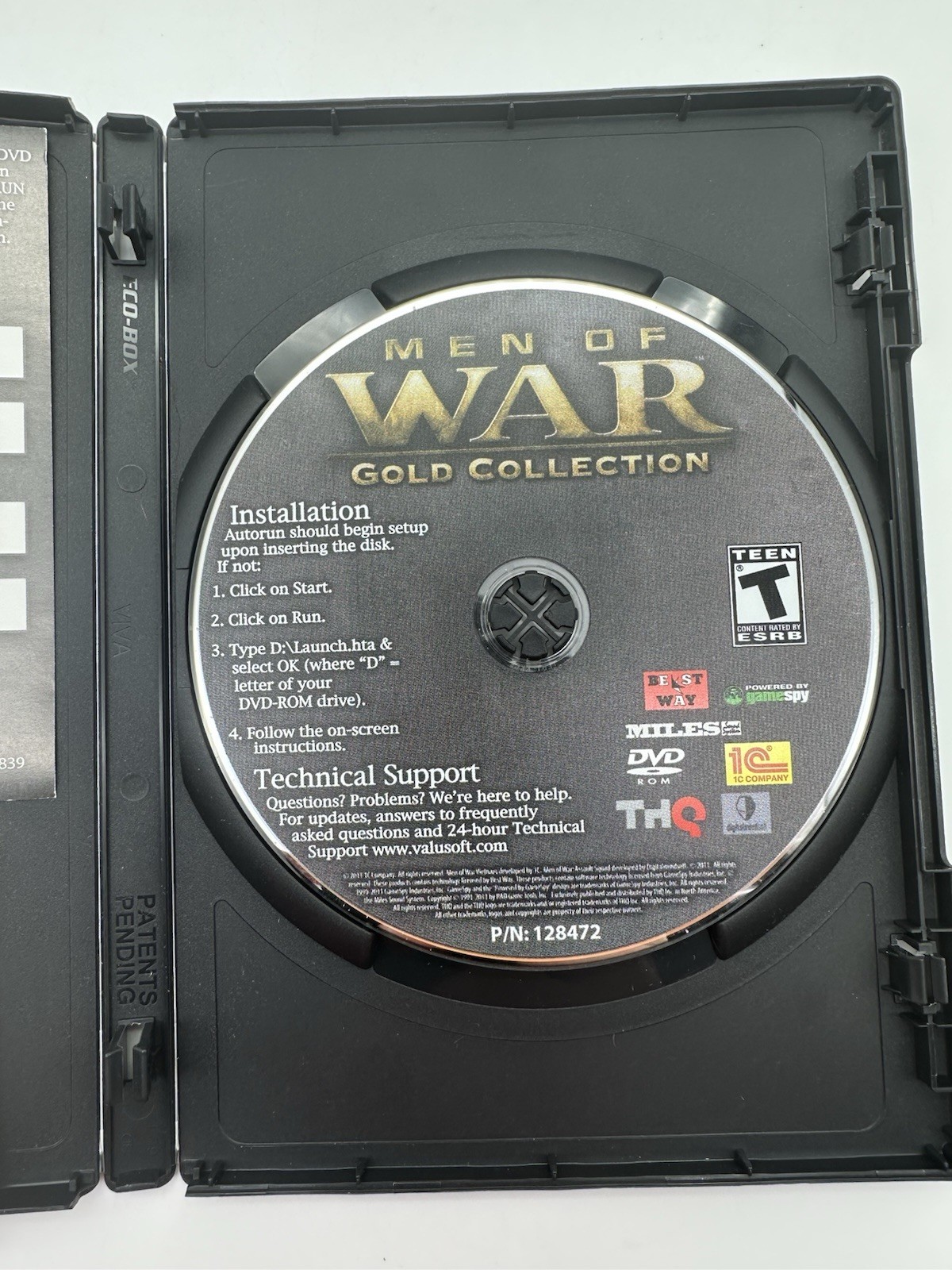 Men of War Gold Collection PC Vietnam / Assault Squad – Mint Disc