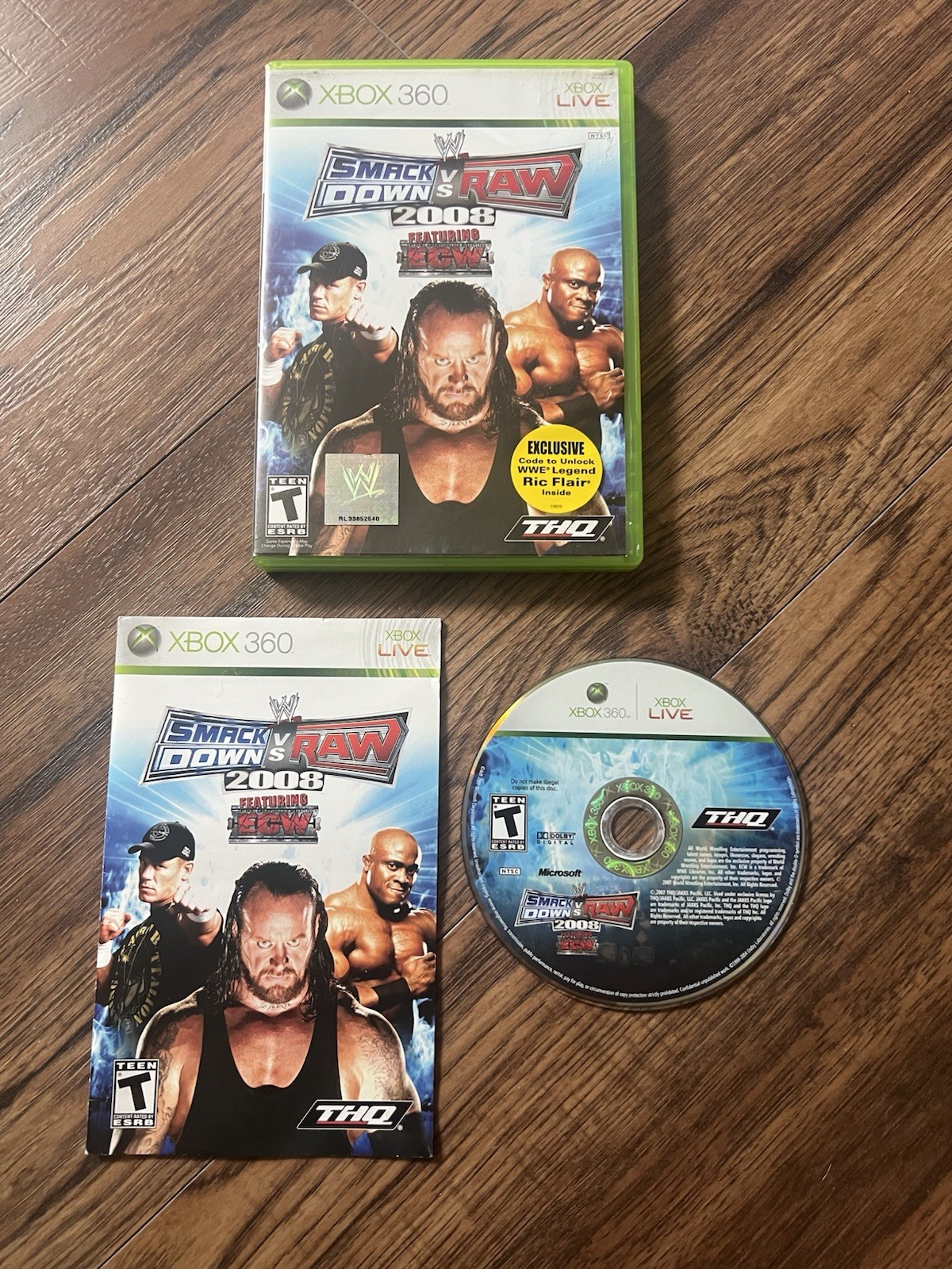 WWE SmackDown vs. Raw 2008 Featuring ECW Microsoft Xbox 360 (2007)