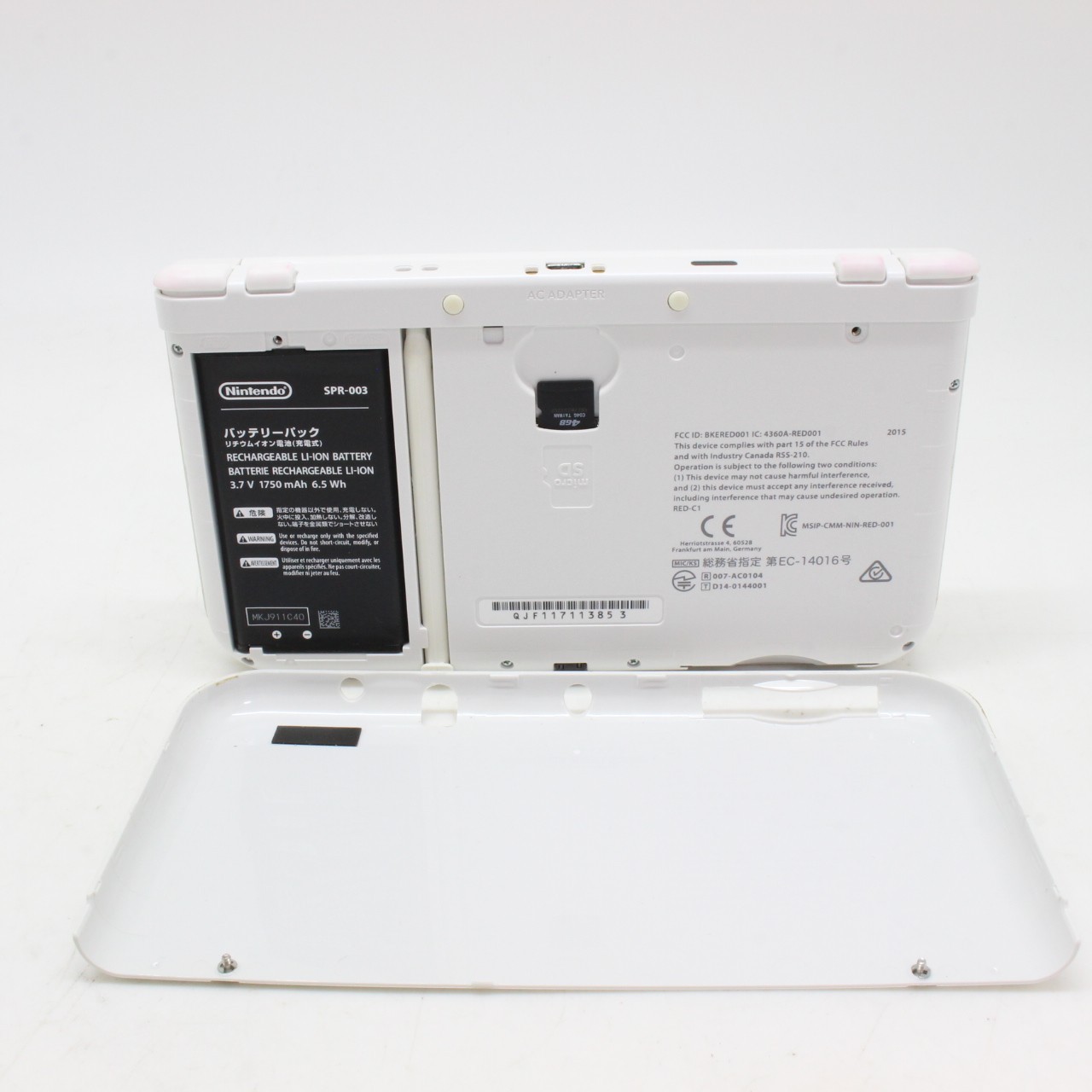 [ Rank A ] NINTENDO NEW 3DS XL PEARL WHITE Game Console From Japan 4344