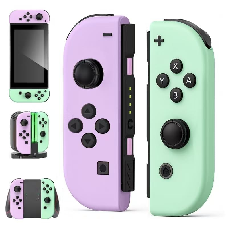 Switch Wireless Controller Replacement for Switch/Lite/OLED, with/Dual Vibration