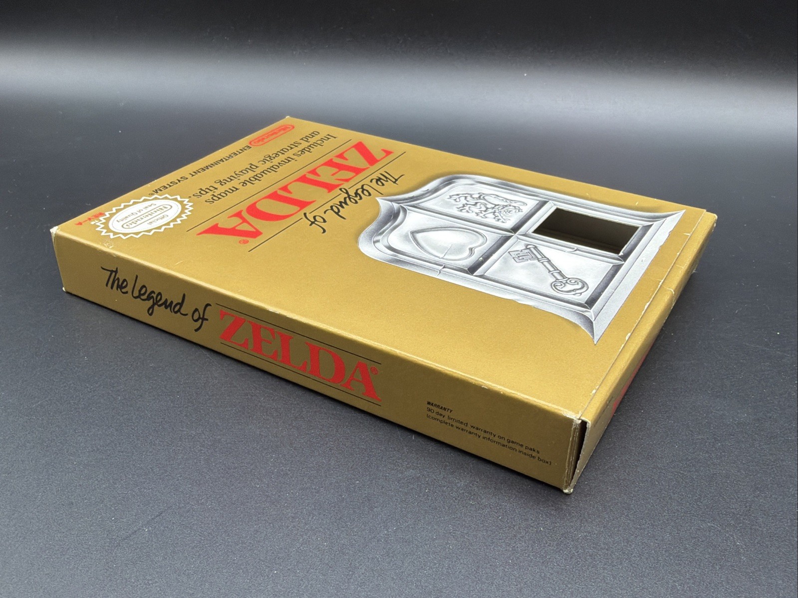 The Legend Of Zelda Oval Seal Box Original Nintendo Entertainment System NES CIB