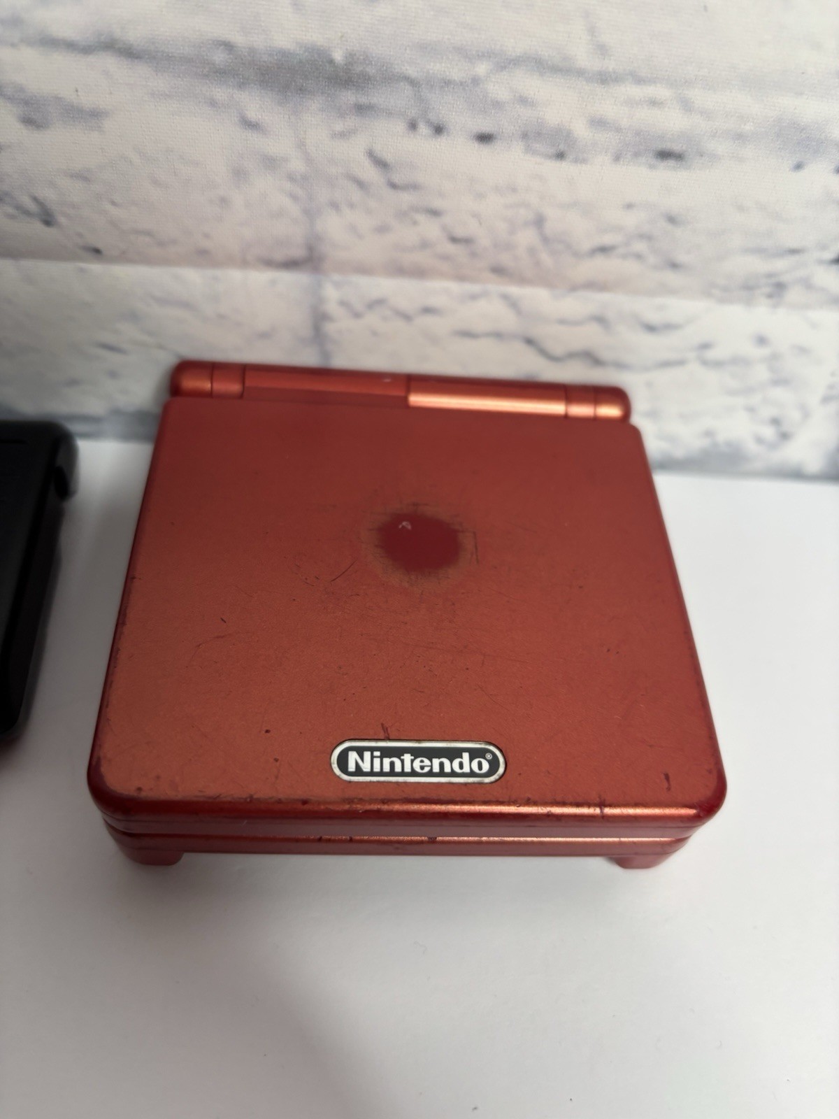 Nintendo Game Boy Advance SP System – Flame Red – Tested Works Great