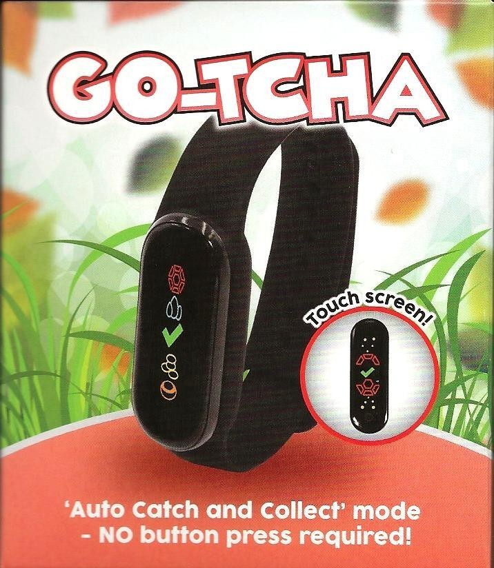 Pokemon Classic Go-tcha Bracelet for Pokemon Go Black Brand New