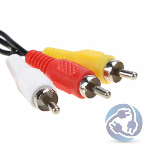 Lot 20x AV Audio Video RCA Composite Cable Cord Sega Genesis 2 3 A/V 9 Pin