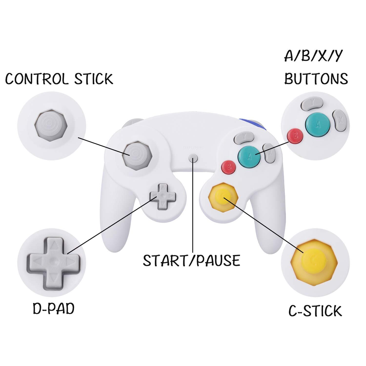 Wired /Wireless Gamecube Controller Gamepad Joystick for Nintendo GameCube Wii