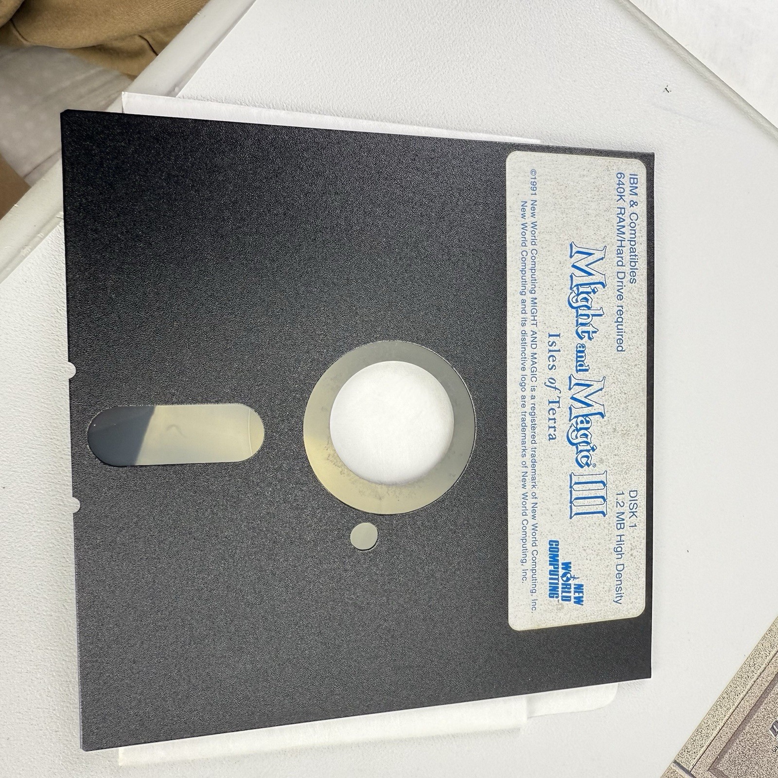 MIGHT AND MAGIC III 3: Isles of Terra IBM/PC GAME Complete In Box, Floppy Discs
