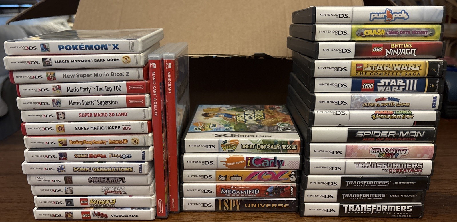 Nintendo DS, 3DS, Switch Game Cases Only No Games Lot Of 34 Nice!