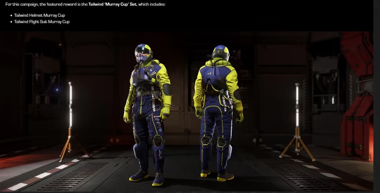 Star Citizen – Ghost “Epoque” Armor Set + Tailwind Flight Suit – Twitch Drops