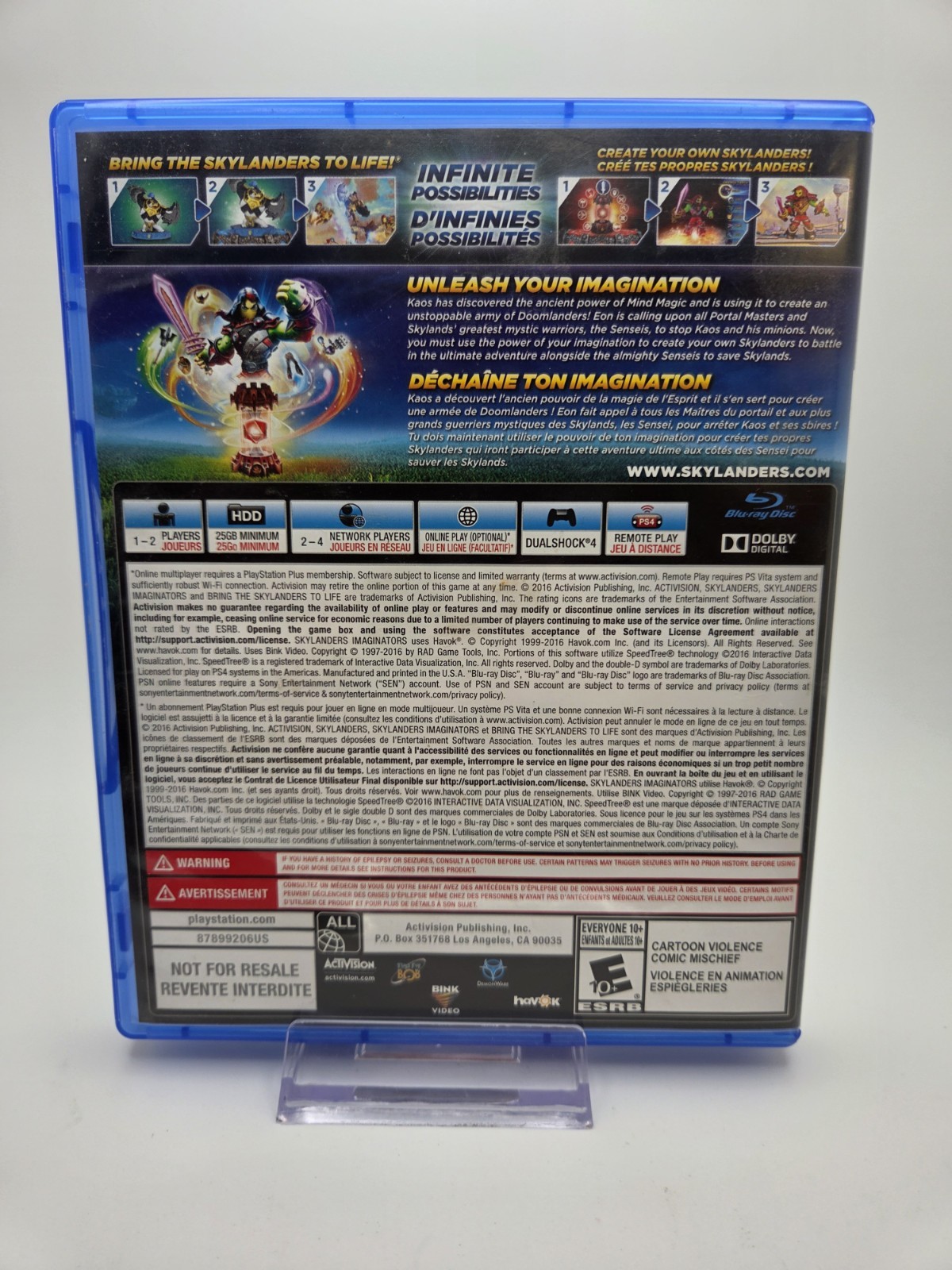 Skylanders Imaginators (Sony PlayStation 4 | PS4) (Disc & Original Case) – 2016