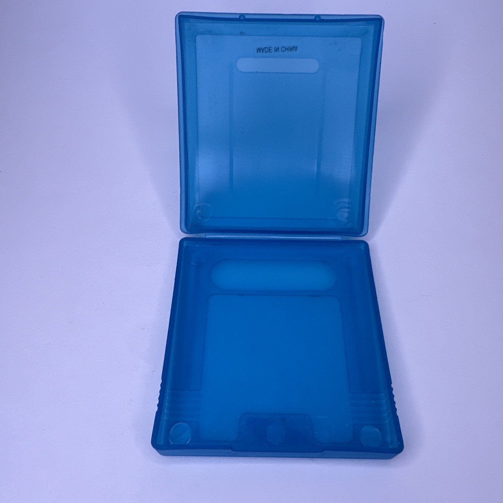 Intel Game Boy Turquoise BLUE Nintendo Cartridge Case Protector Dust Case RARE