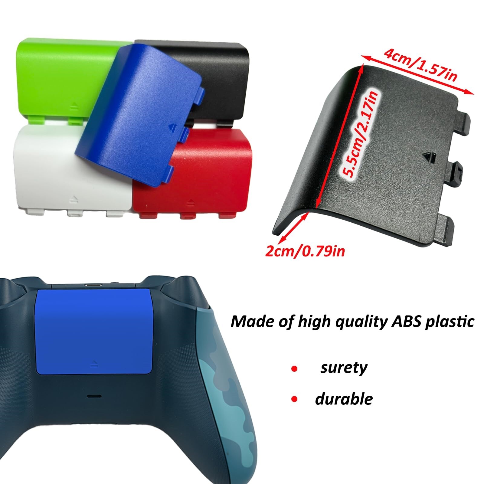 Multi – color Optional Plastic Handle Battery Cover for Xbox Series S/X Gamepad