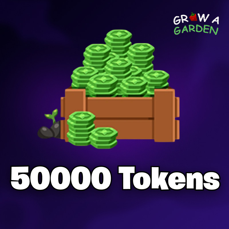 50000 Tokens 🔥Grow a Garden👨‍🌾GAG – Cheap | Fast Delivery🚀