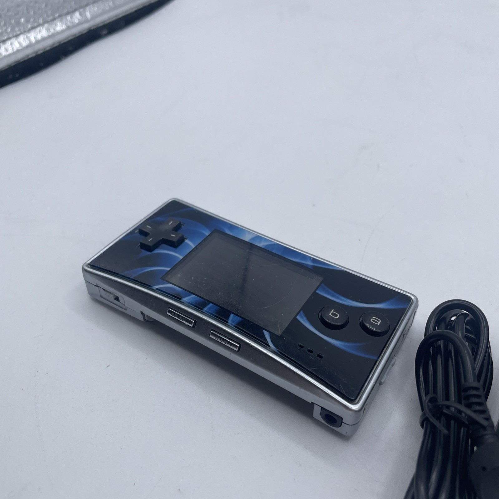 Nintendo Gameboy Advance Micro Silver Handheld Console GBA Tested Working