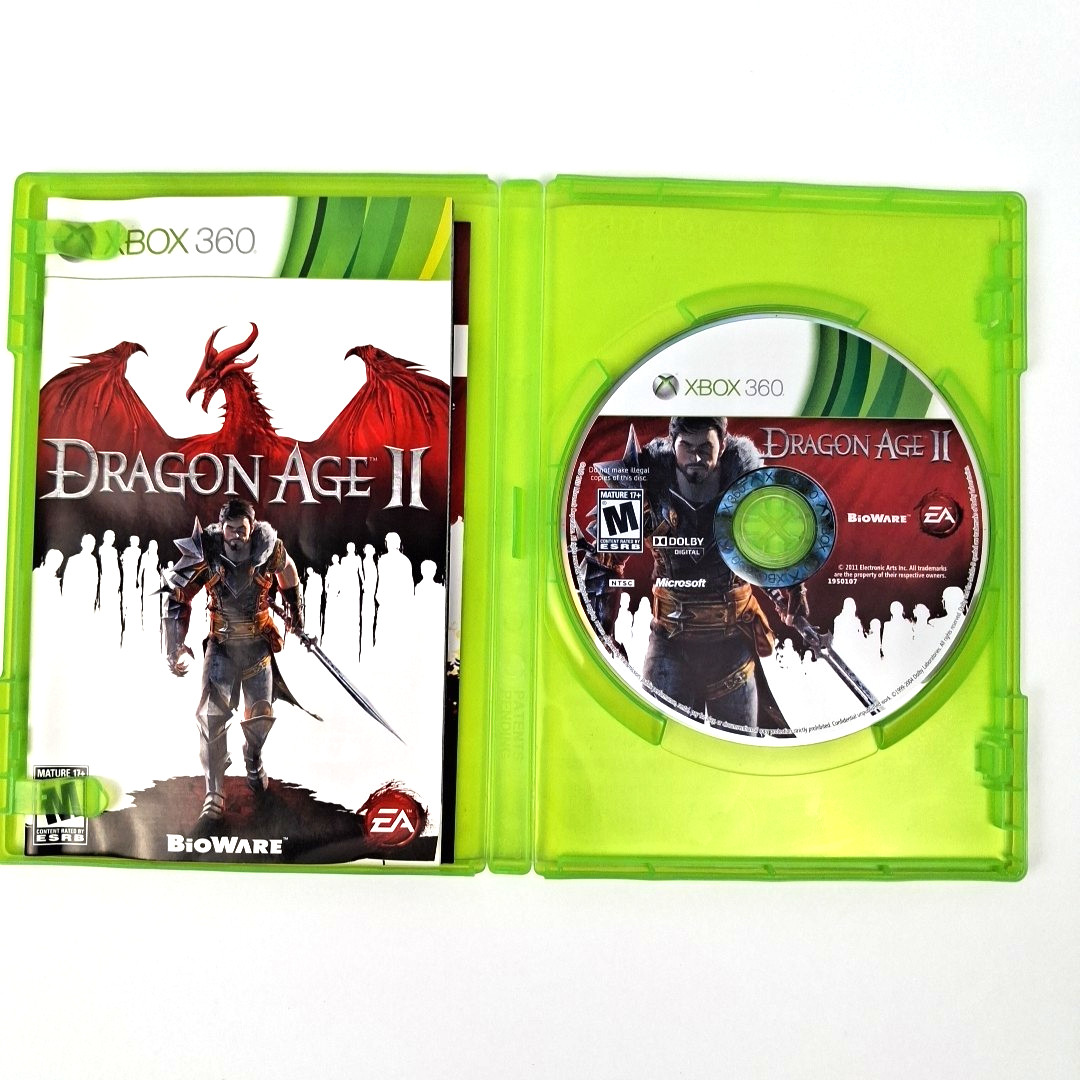 Dragon Age II (Microsoft Xbox 360 ) CIB Complete w/Manual Tested Works