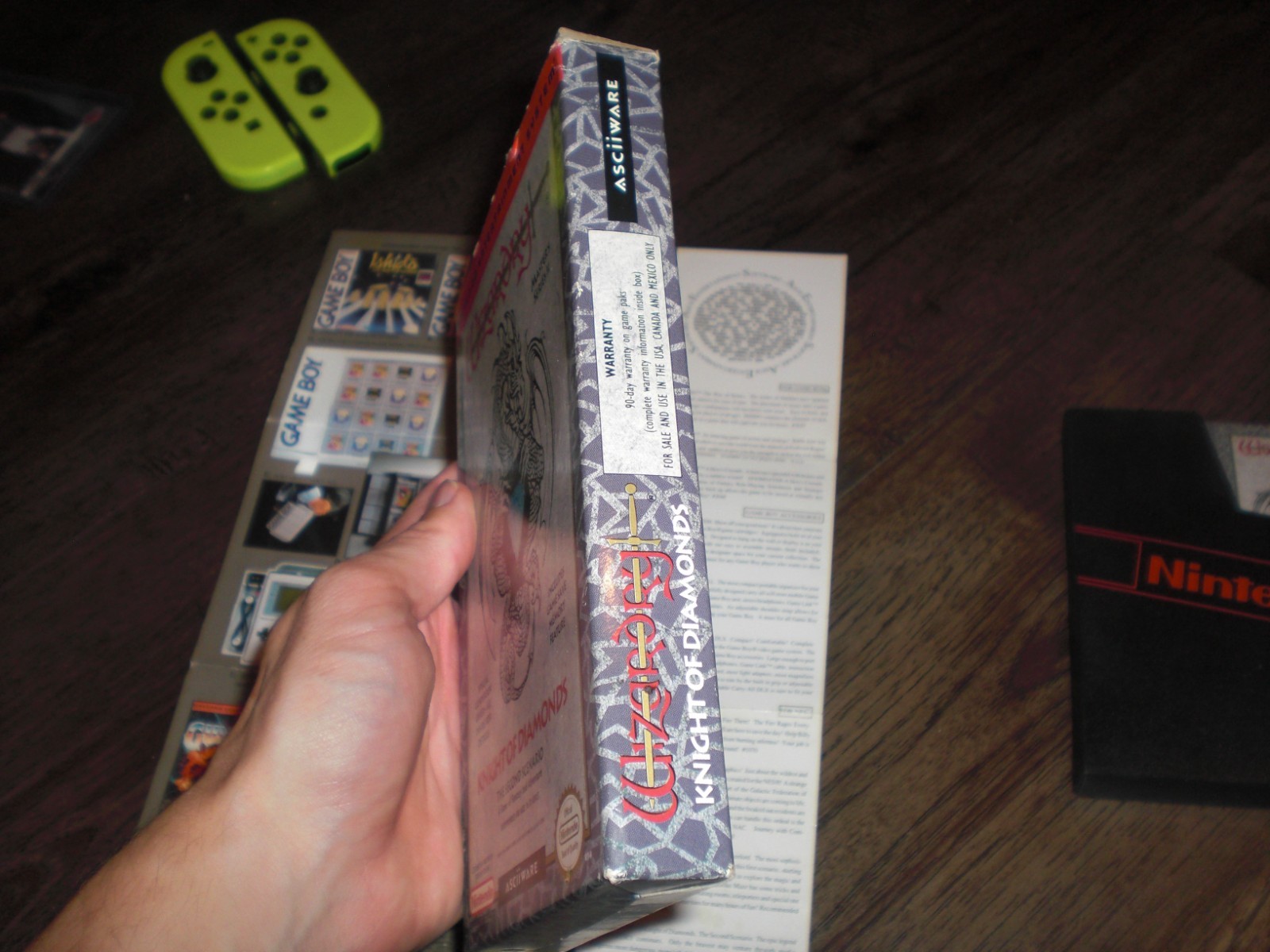 Wizardry Knight of Diamonds Nintendo NES COMPLETE CIB Box Game Cart Insert NM