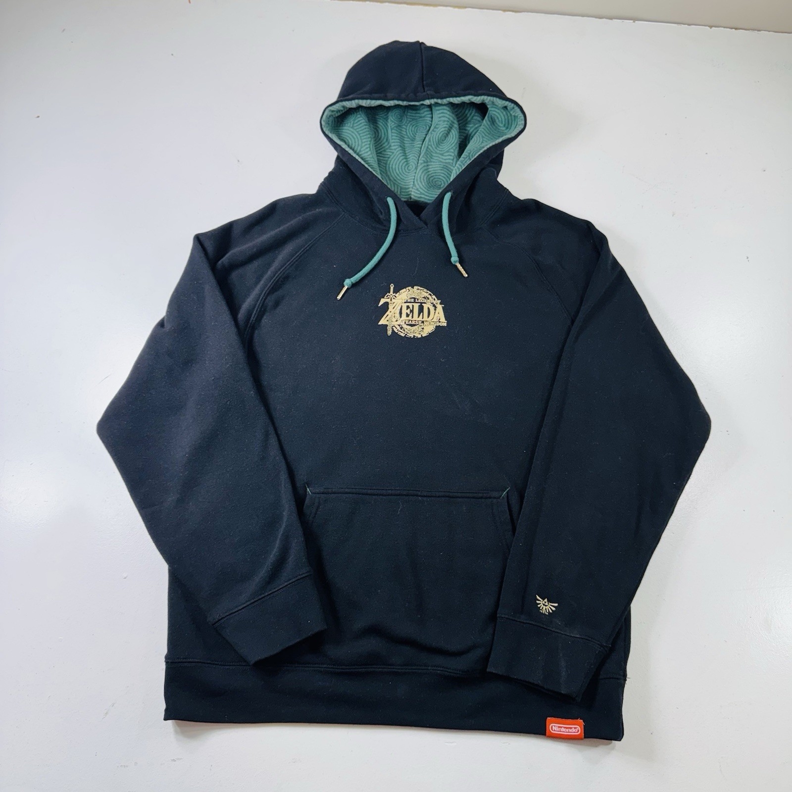 The Legend of Zelda Tears of the Kingdom Promo Nintendo Pullover Hoodie Size XL