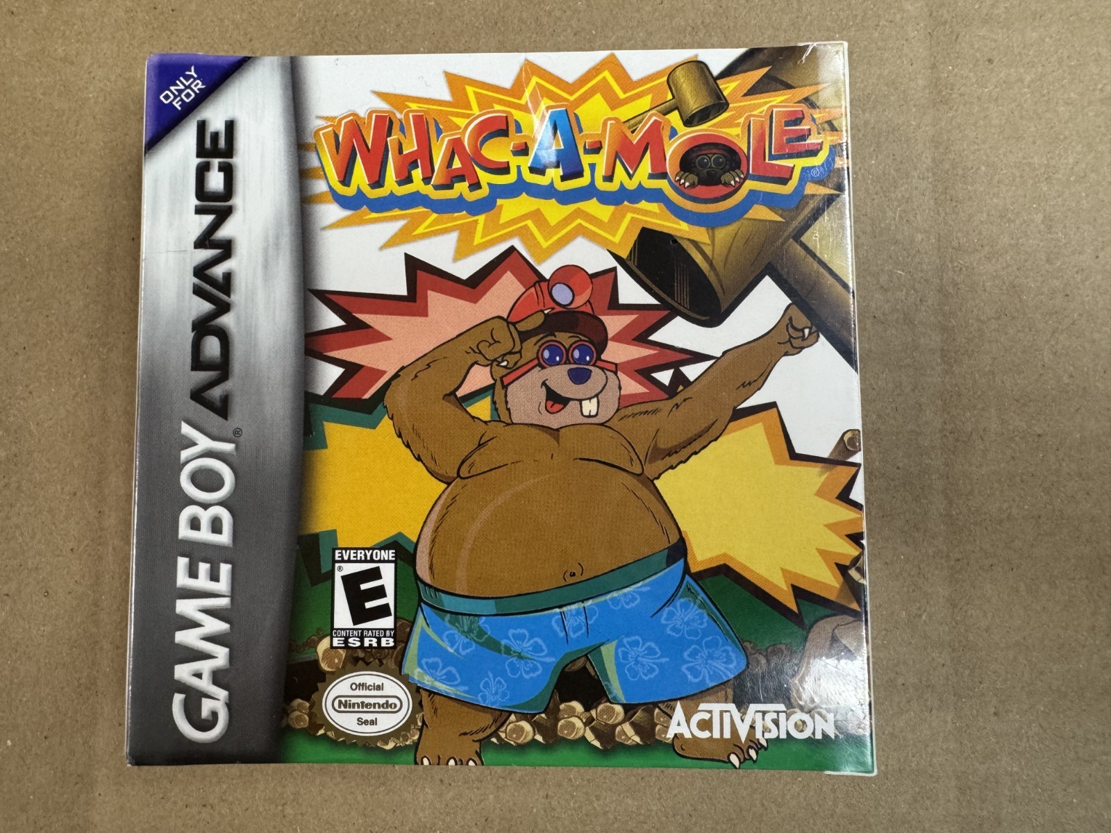 Whac-A-Mole Nintendo Game Boy Advance GBA New Factory Sealed
