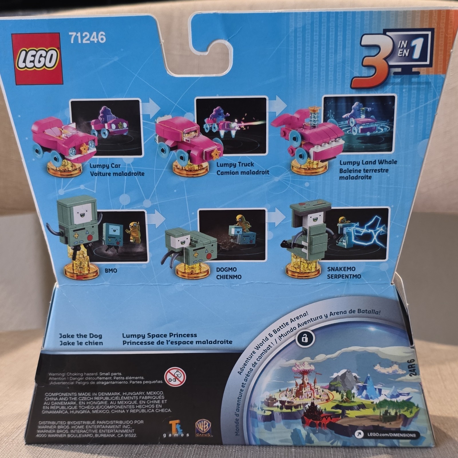 LEGO Dimensions Adventure Time Team Pack 71246 3-in-1 BMO Jake LSP