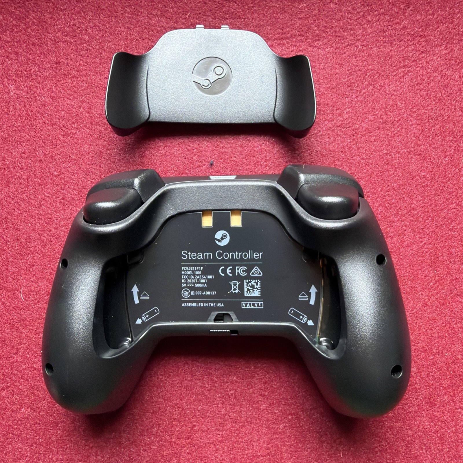 Steam Controller, Model, 1001, Battery Tested, Powers On, No Dongle