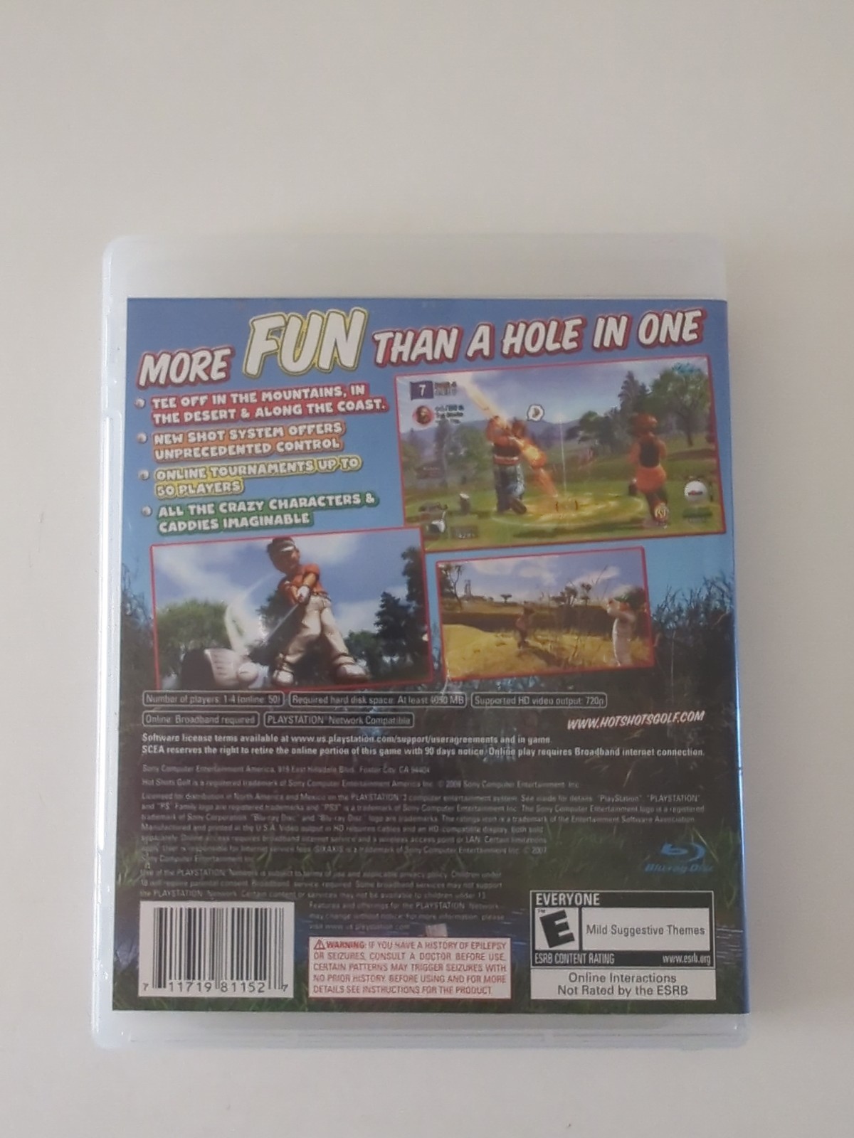 Hot Shots Golf: Out of Bounds (Sony PlayStation 3, 2008) CIB