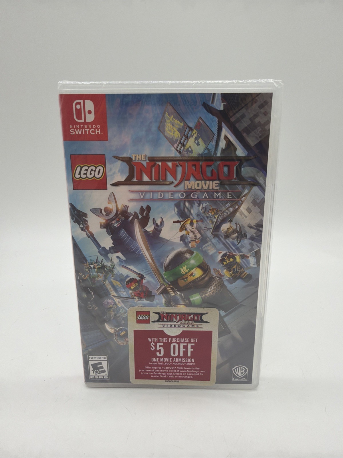 The LEGO Ninjago Movie Videogame – Nintendo Switch Brand New Sealed Rare Sticker