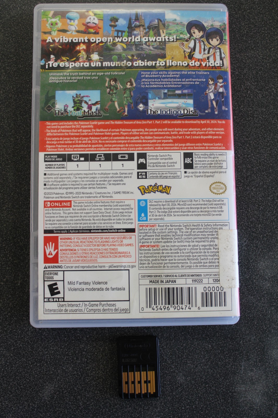 Pokemon Scarlet and The Hidden Treasure of Area Zero – Bundle (Nintendo Switch,