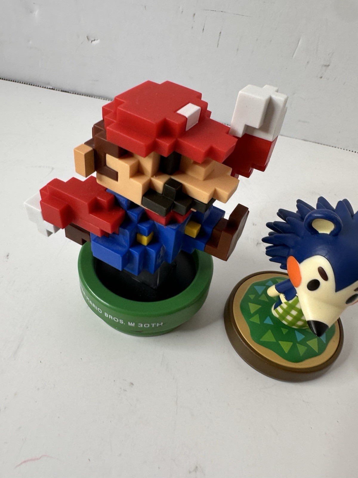 Nintendo Amiibo Figure Lot, 8-Bit Mario, Waddle Dee & Mabel Animal Crossing