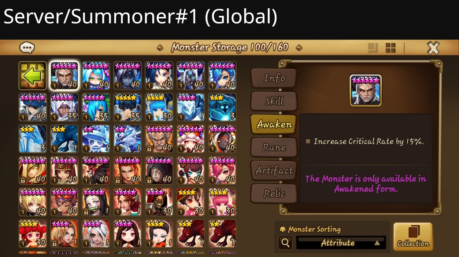 Summoners War Account, multiple servers {Global+Asia+Europe+China} 119LnD