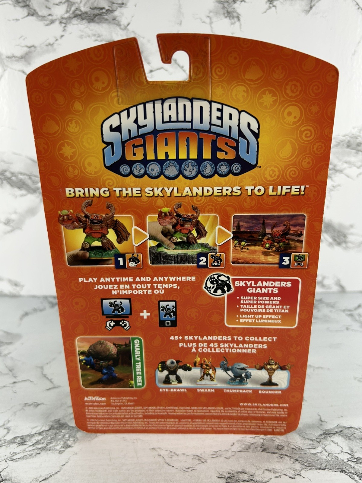 Activision Gnarly Tree Rex Figure Skylanders Giants NIB