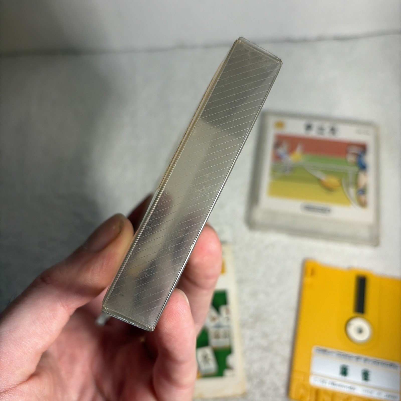 Tennis & Mahjong Nintendo Famicom Disk System Japan Import US Seller Tested