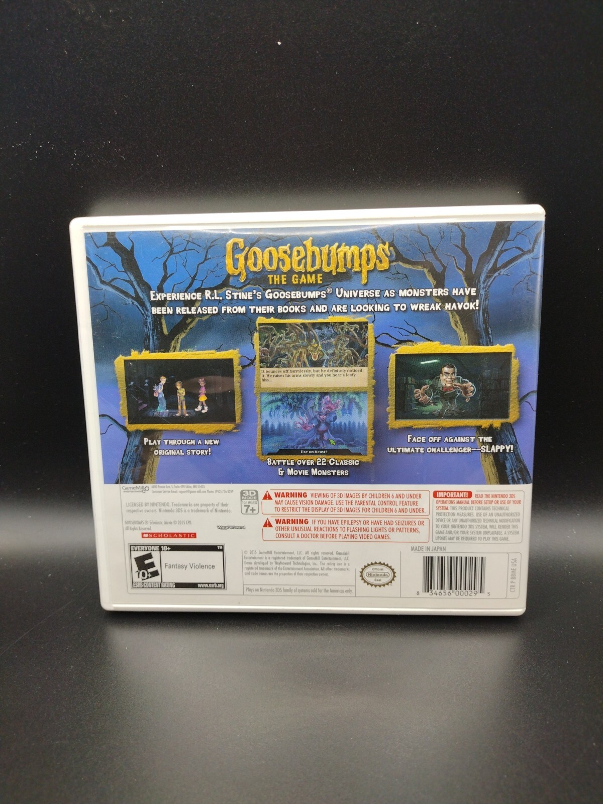 Goosebumps the Game – Nintendo 3DS CIB