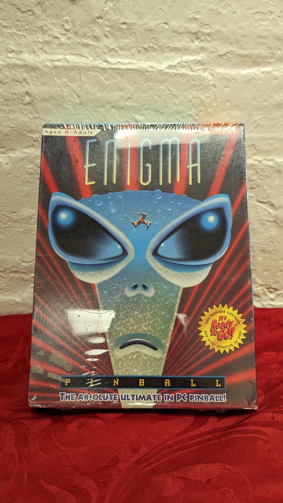 Enigma Epic PC Pinball DOS 3.3 Game Tandy IBM Compatible Sealed