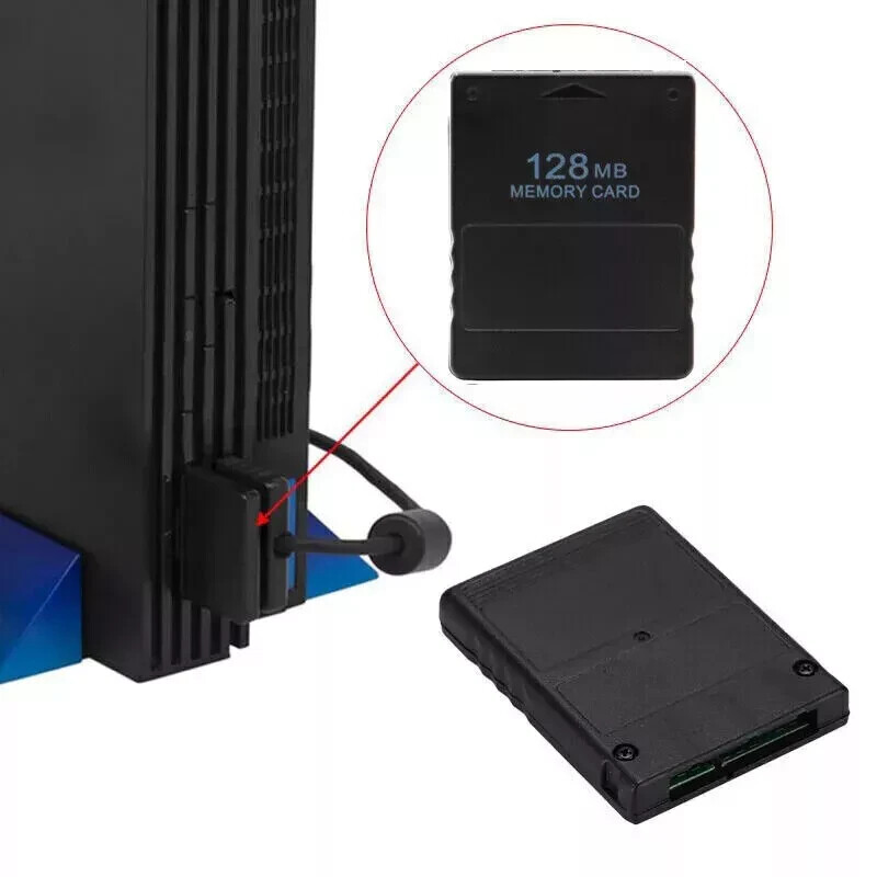 64MB/128MB/256MB Memory Card for PS2 PlayStation 2/Slim/Fat 64/128/256/MB