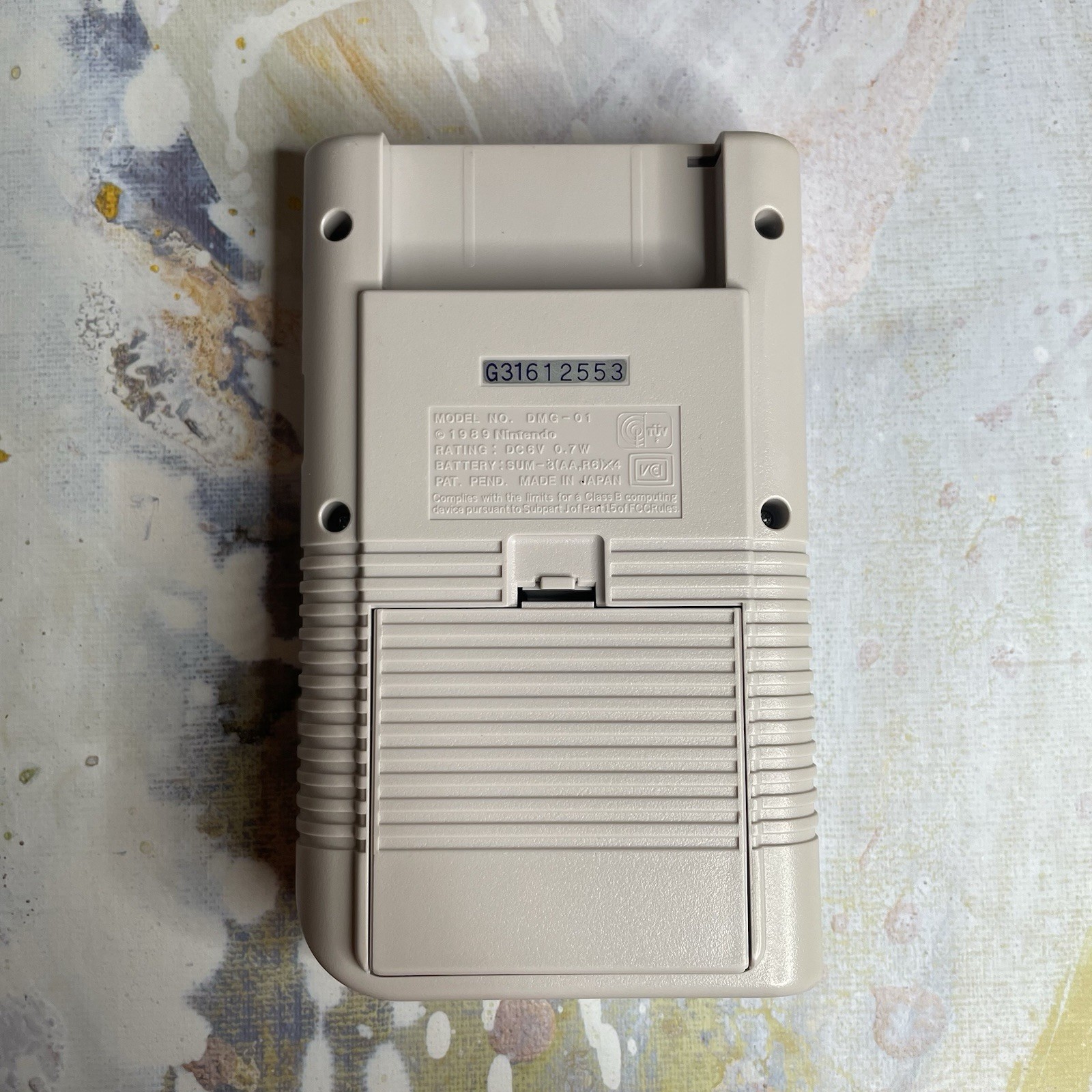 Original Nintendo GameBoy DMG-01 Handheld Console Gray CIB Complete In Box