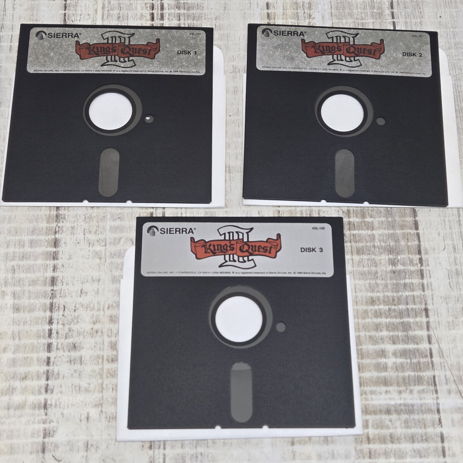 King’s Quest III: To Heir is Human (5.25″ Sierra) PC Big Box MS-DOS Without 3.5s