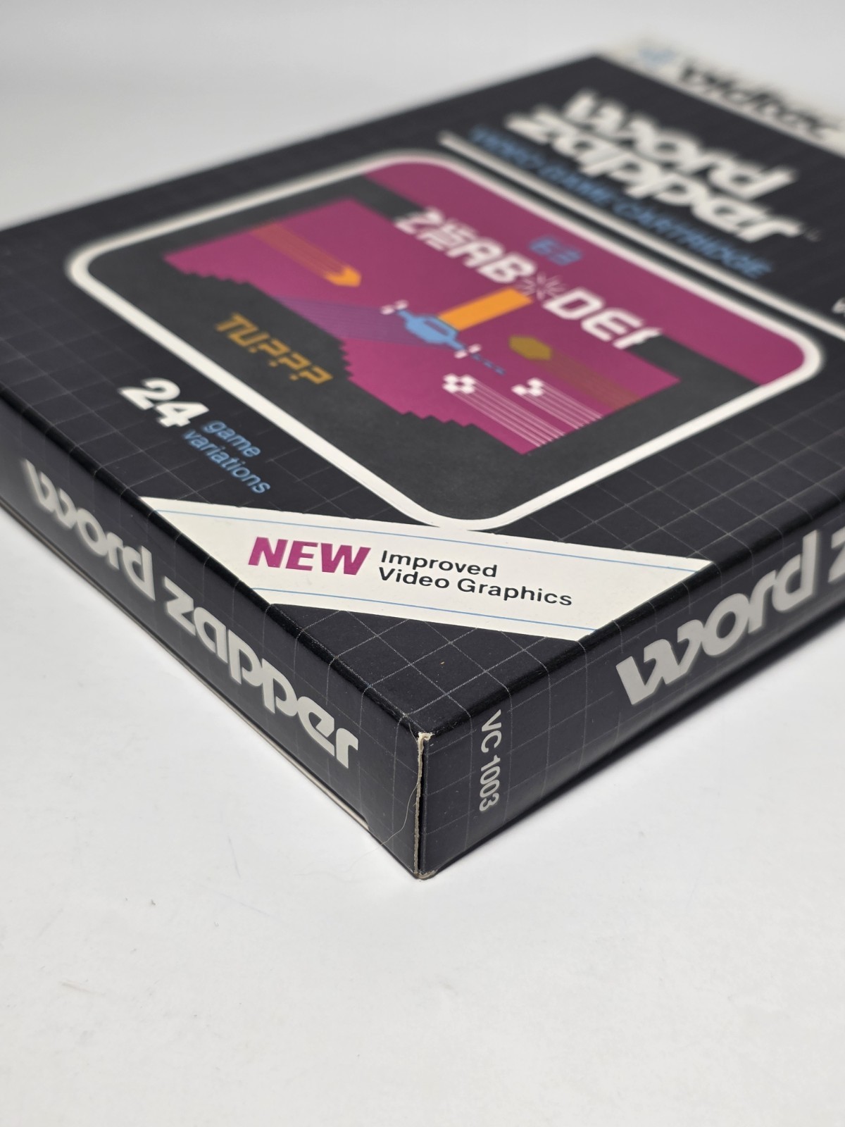 Vtg 1982 Atari VCS VC1003 Word Zapper Complete CIB MINTY!