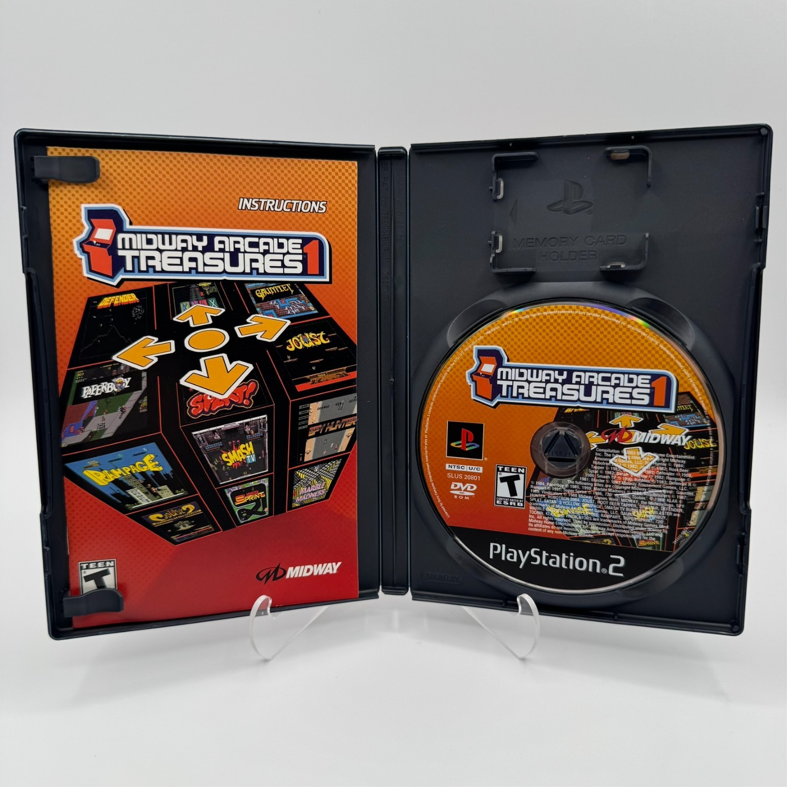 Midway Arcade Treasures 1 PS2 PlayStation 2 Complete CIB + Registration Card