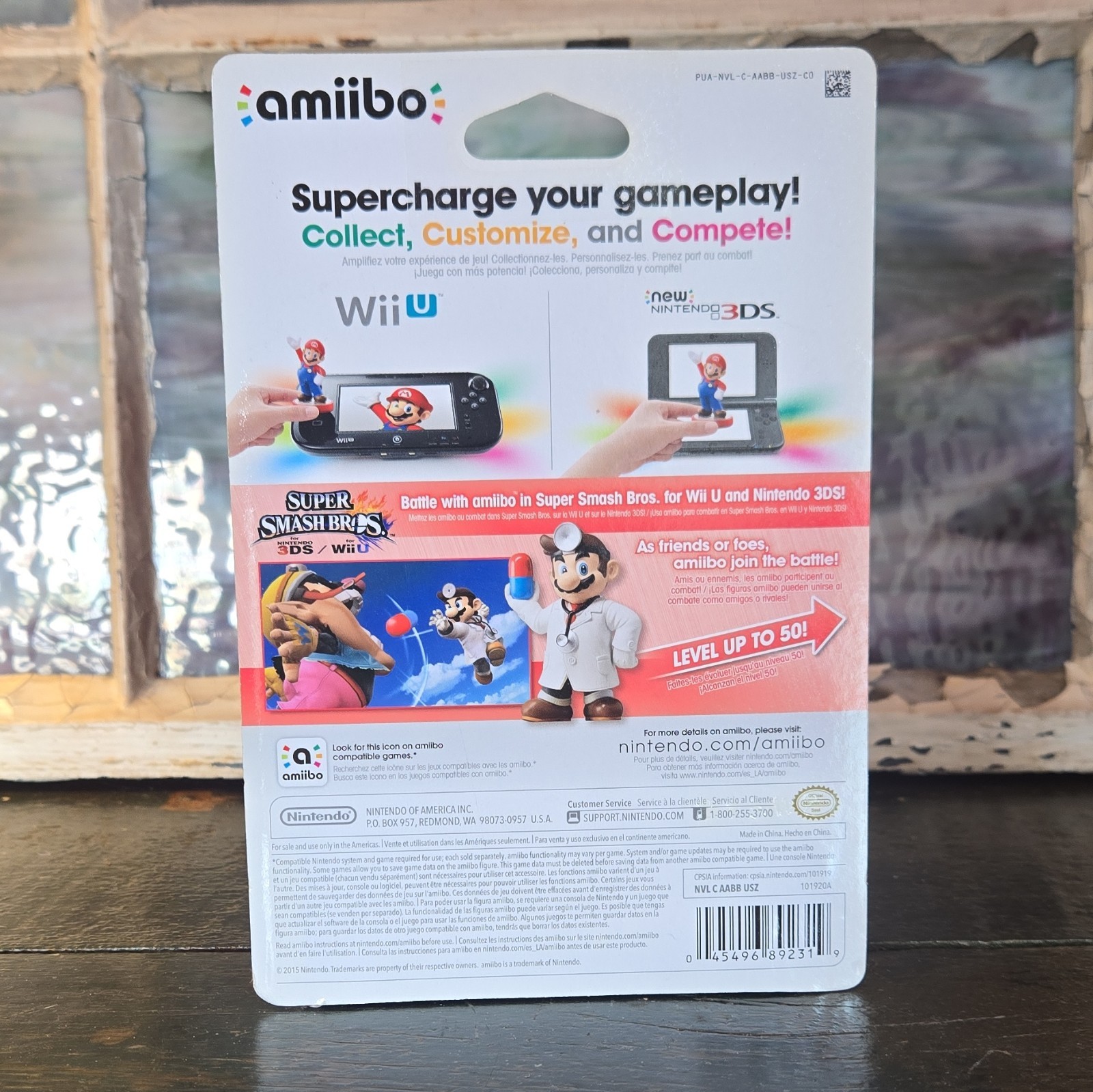 Nintendo amiibo Dr. Mario Collectible Figure for Super Smash Bros. (2015)