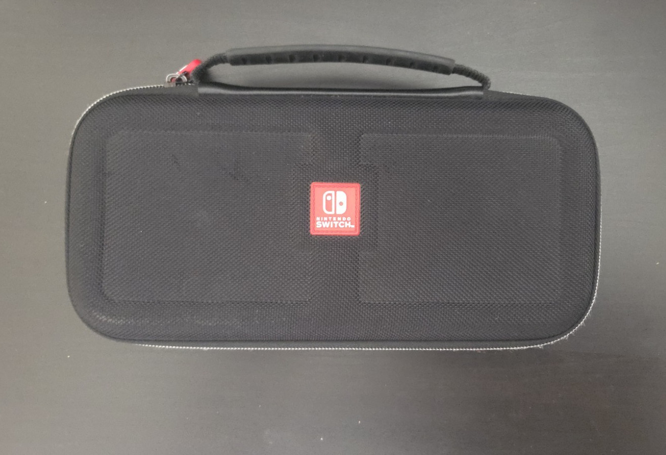 Nintendo Padded Hard Shell Travel Case for Nintendo Switch Console Black/Red