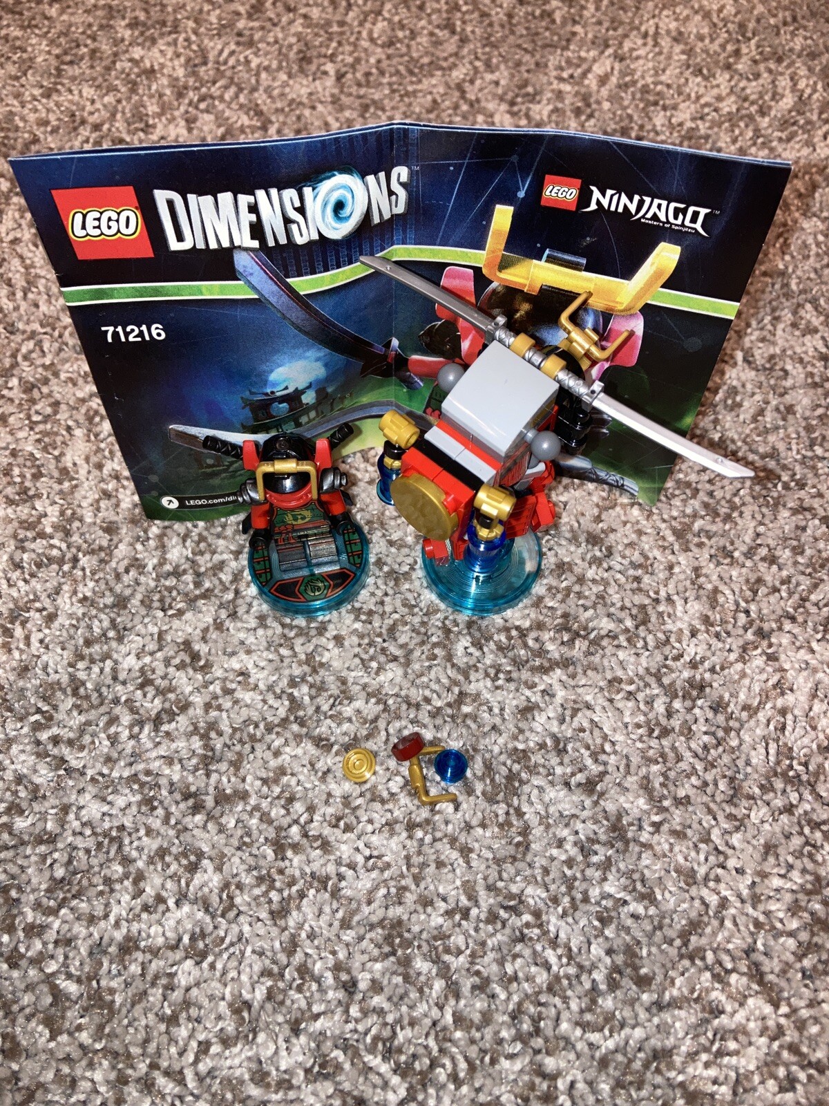 Lego Dimensions Ninjago Nya Samurai Mech Fun Pack 71216 Complete!