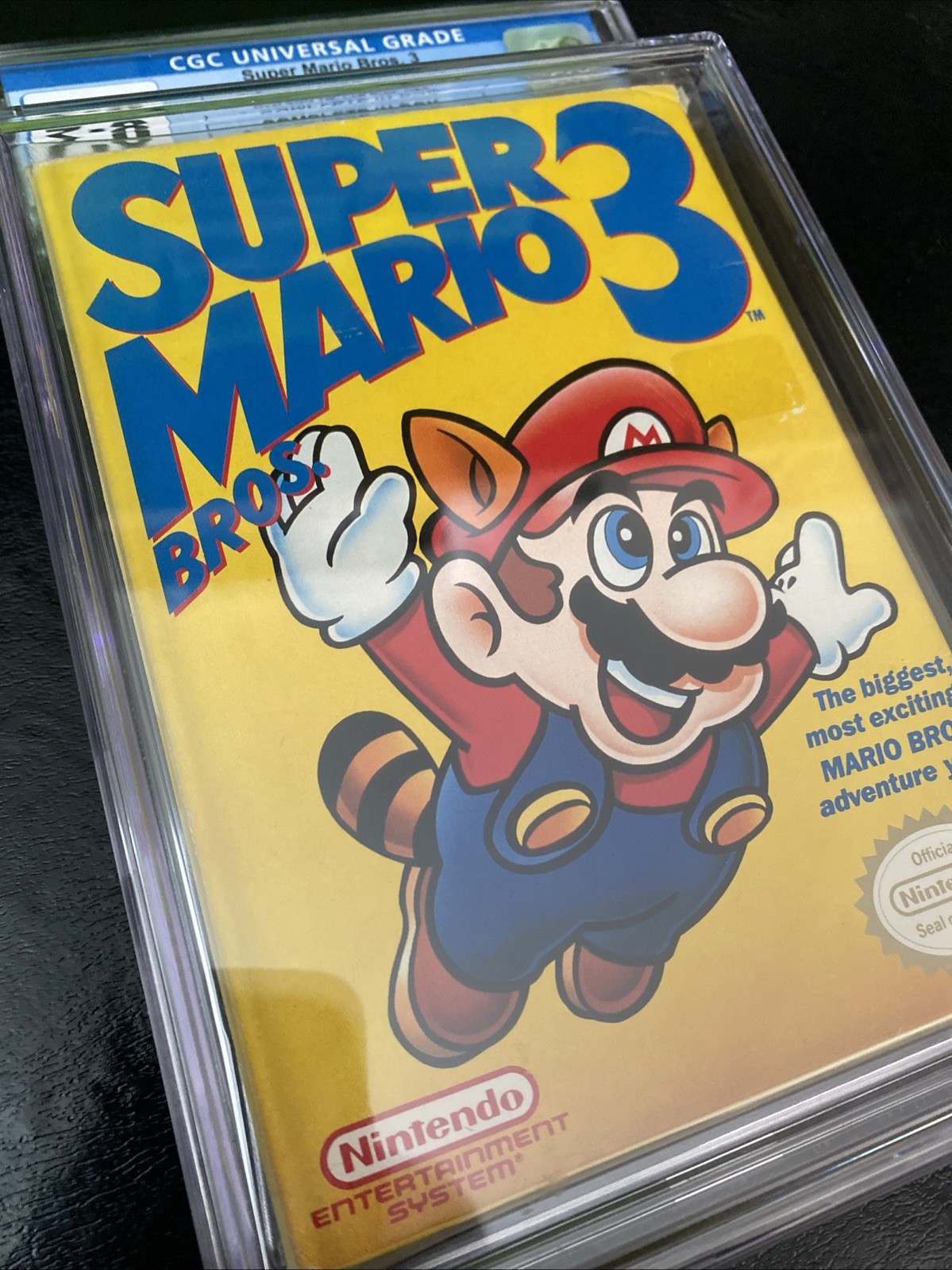 Super Mario Bros 3 Nintendo NES LEFT BROS Graded 7.0 CIB Complete CGC Universal