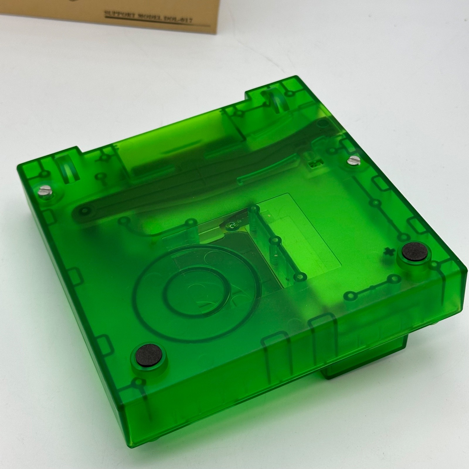 Nintendo GameBoy Player Adapter Gamecube DOL-017 Custom Jungle Green Transparent